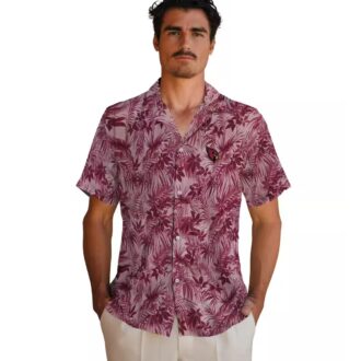 Arizona Cardinals Red Leafy Hawaiian Shirt for Men & Women