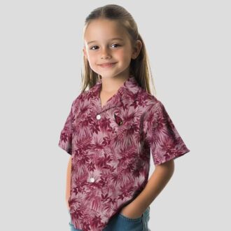 Arizona Cardinals Red Leafy Hawaiian Shirt for Men & Women