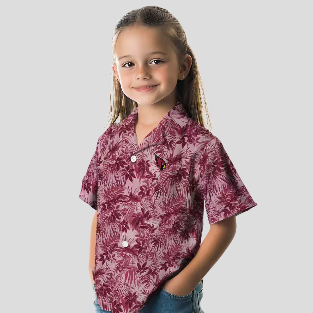 Arizona Cardinals Red Leafy Hawaiian Shirt for Men & Women