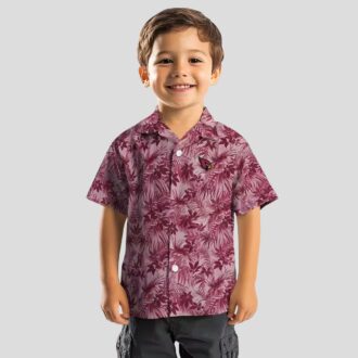 Arizona Cardinals Red Leafy Hawaiian Shirt for Men & Women