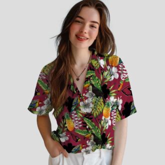 Arizona Cardinals Tropical Toucan Red Green Custom Aloha Hawaiian Shirt
