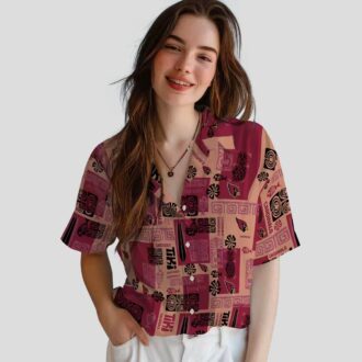 NFL Cardinals Tribal Symbols Red Hawaiian Shirt for Men & Women