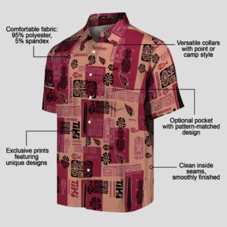 NFL Cardinals Tribal Symbols Red Hawaiian Shirt for Men & Women