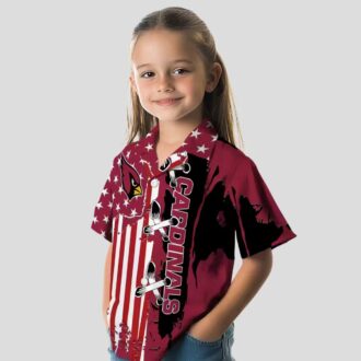 NFL Team Cardinals Stitched Flag Red Hawaiian Shirt for Fan