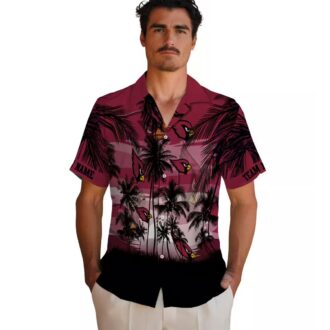 Sunset Scene Arizona Cardinals Custom Hawaiian Summer Shirt