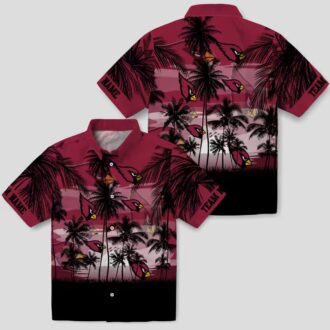 Sunset Scene Arizona Cardinals Custom Hawaiian Summer Shirt