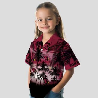 Sunset Scene Arizona Cardinals Custom Hawaiian Summer Shirt