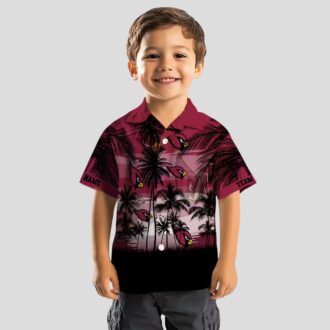 Sunset Scene Arizona Cardinals Custom Hawaiian Summer Shirt