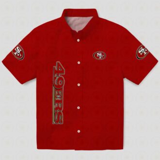 49ers Stuart Minion Red Hawaiian Shirt, NFL Fan Aloha Shirt for Vacation & Casual Wear