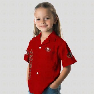 49ers Stuart Minion Red Hawaiian Shirt, NFL Fan Aloha Shirt for Vacation & Casual Wear