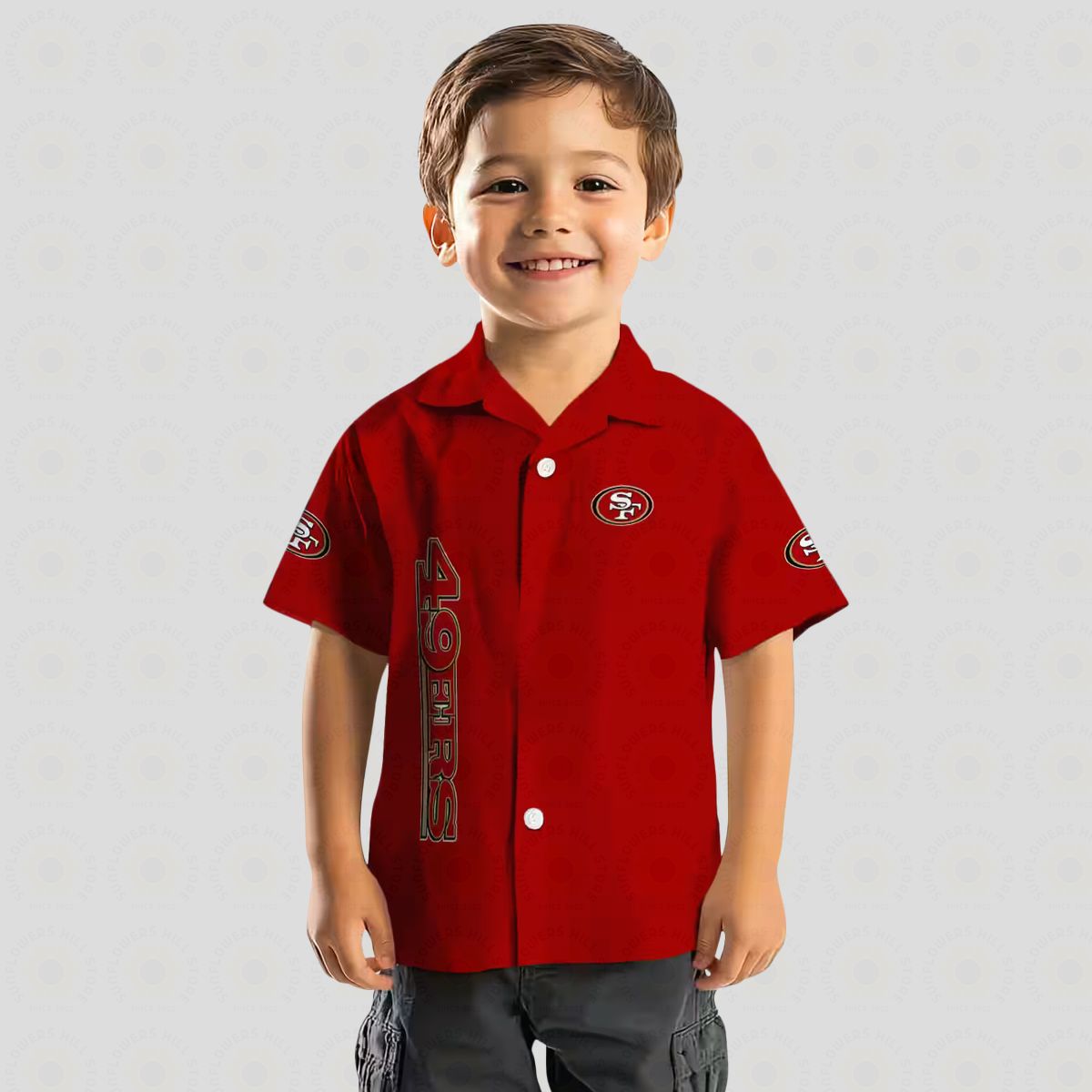 49ers Stuart Minion Red Hawaiian Shirt, NFL Fan Aloha Shirt for Vacation & Casual Wear