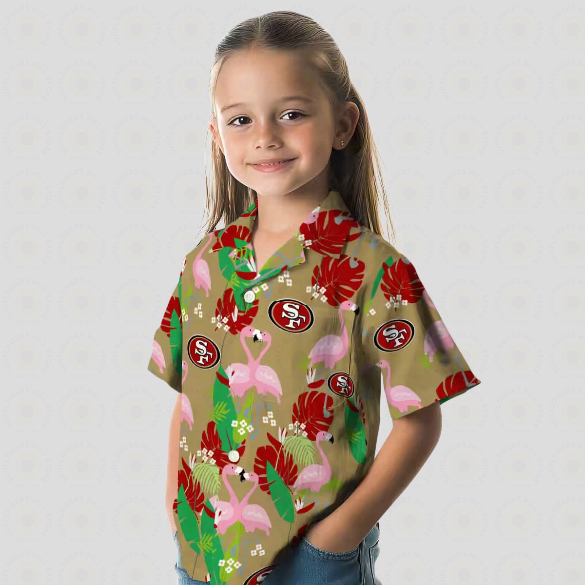 San Francisco 49ers Flamingo Foliage Hawaiian Shirt, Tropical NFL Shirt for Beach & Vacation