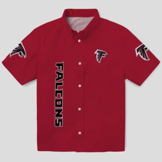 Atlanta Falcons Stuart Minion Red Hawaiian Shirt, NFL Fan Summer Shirt for Vacation