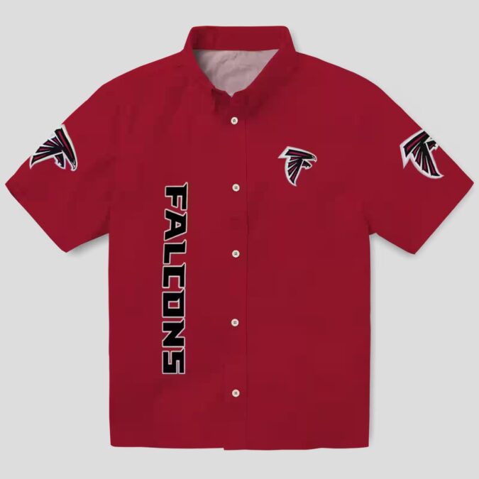Atlanta Falcons Stuart Minion Red Hawaiian Shirt, NFL Fan Summer Shirt for Vacation
