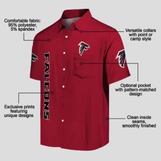 Atlanta Falcons Stuart Minion Red Hawaiian Shirt, NFL Fan Summer Shirt for Vacation
