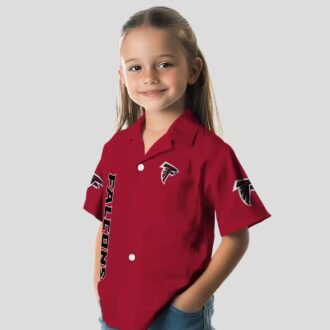 Atlanta Falcons Stuart Minion Red Hawaiian Shirt, NFL Fan Summer Shirt for Vacation