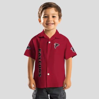 Atlanta Falcons Stuart Minion Red Hawaiian Shirt, NFL Fan Summer Shirt for Vacation