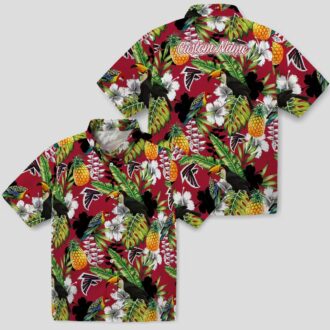 NFL Atlanta Falcons Tropical Toucan Hawaiian Shirt, Red and Green Beach Wear