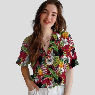 NFL Atlanta Falcons Tropical Toucan Hawaiian Shirt, Red and Green Beach Wear