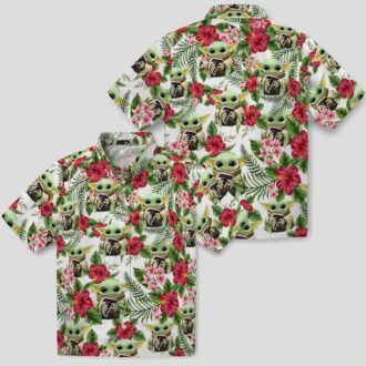 NFL Atlanta Falcons Yoda Green Aloha Shirt, Summer & Beach Vacation Shirt for Men