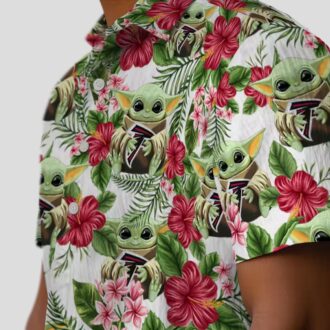 NFL Atlanta Falcons Yoda Green Aloha Shirt, Summer & Beach Vacation Shirt for Men