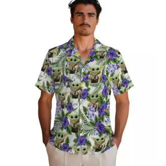 Baltimore Ravens Yoda Green Hawaiian Shirt, Tropical NFL Fan Apparel for Men & Women