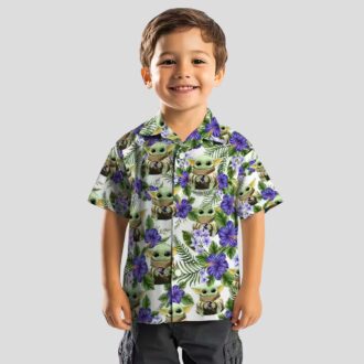 Baltimore Ravens Yoda Green Hawaiian Shirt, Tropical NFL Fan Apparel for Men & Women