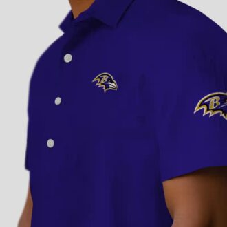 Football Baltimore Ravens Stuart Minion Purple Hawaiian Shirt