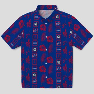 Buffalo Bills Aloha Shirt, Floral Blue NFL Hawaiian Shirt for Fans & Game Day Outfit