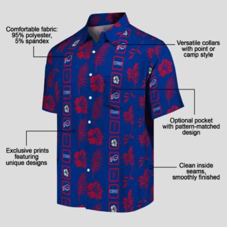 Buffalo Bills Aloha Shirt, Floral Blue NFL Hawaiian Shirt for Fans & Game Day Outfit