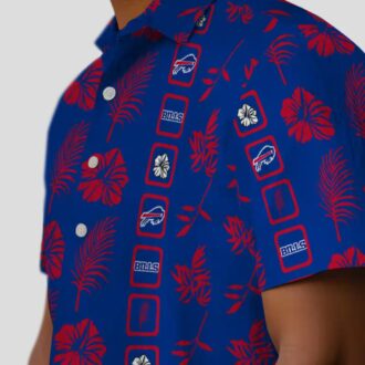 Buffalo Bills Aloha Shirt, Floral Blue NFL Hawaiian Shirt for Fans & Game Day Outfit