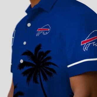 Buffalo Bills Beach Sunset Hawaiian Shirt – Blue & Black NFL Game Day Outfit