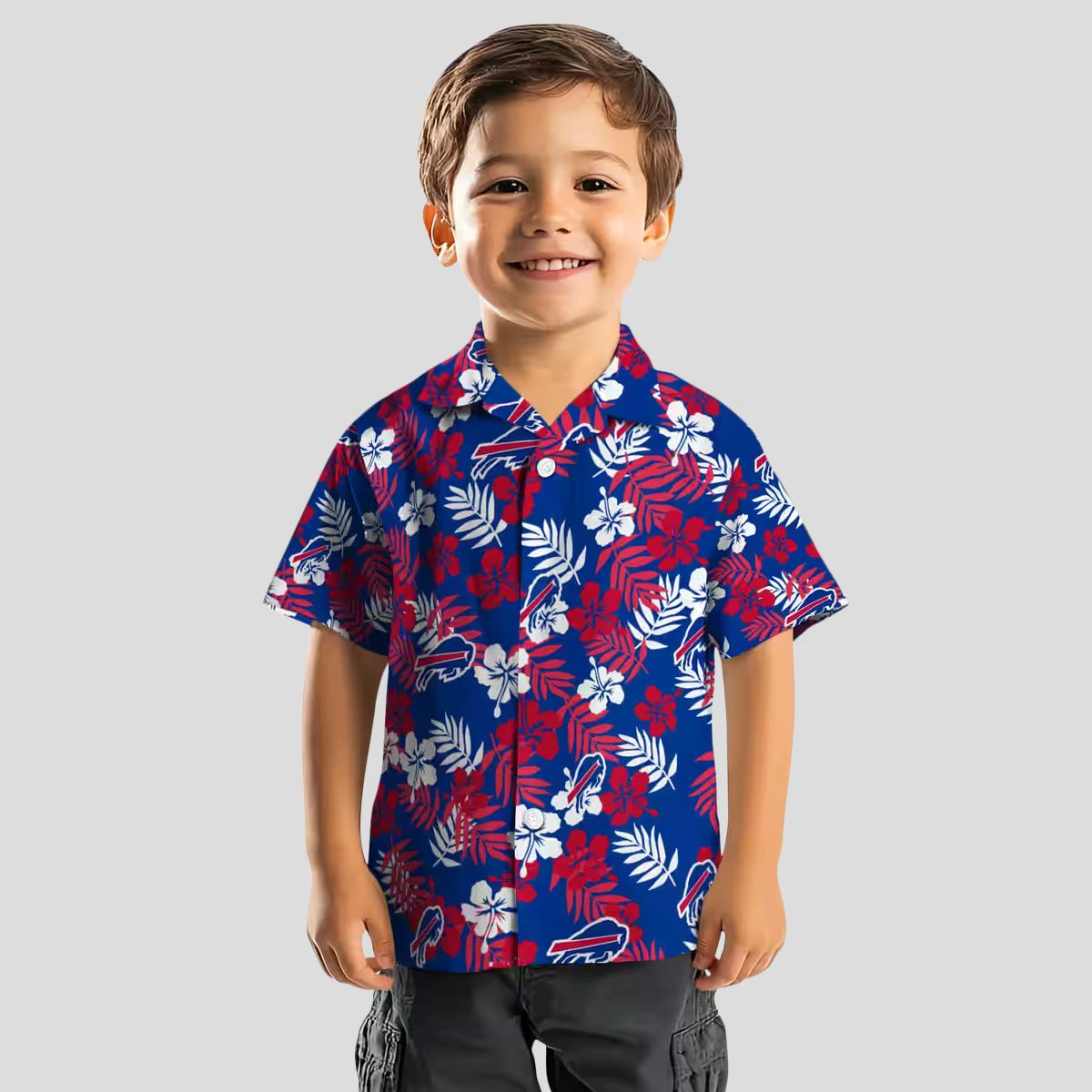 Buffalo Bills Floral Blue Hawaiian Shirt, Tropical NFL Button Up for Fans & Vacation