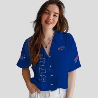 Buffalo Bills Summer Tailgate Hawaiian Shirt, Stuart Minion Blue Tropical Aloha Shirt