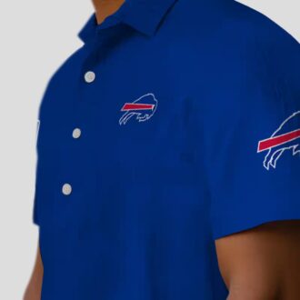 Buffalo Bills Summer Tailgate Hawaiian Shirt, Stuart Minion Blue Tropical Aloha Shirt