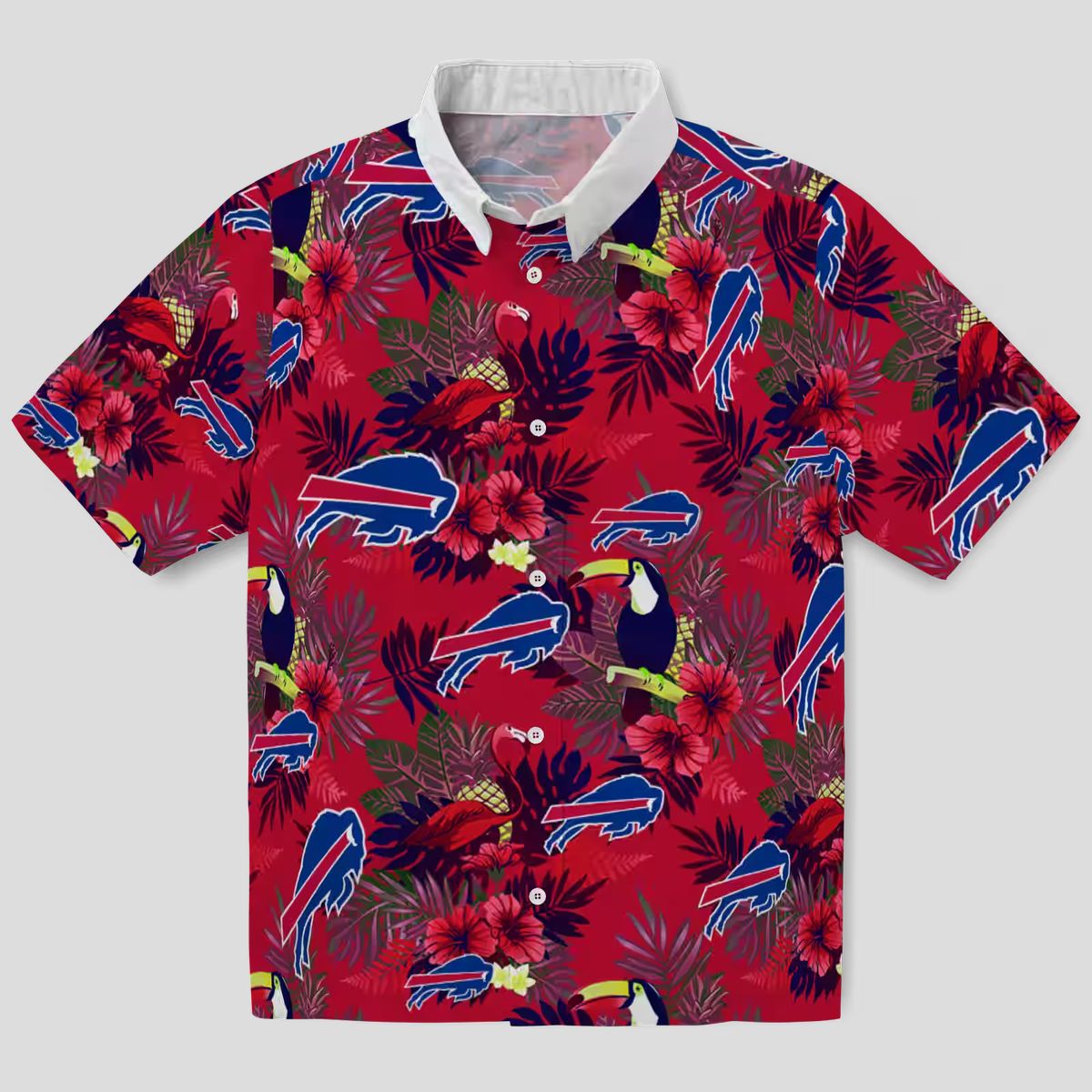 Buffalo Bills Tropical Hawaiian Shirt – Floral Toucan Print, Game Day Outfit