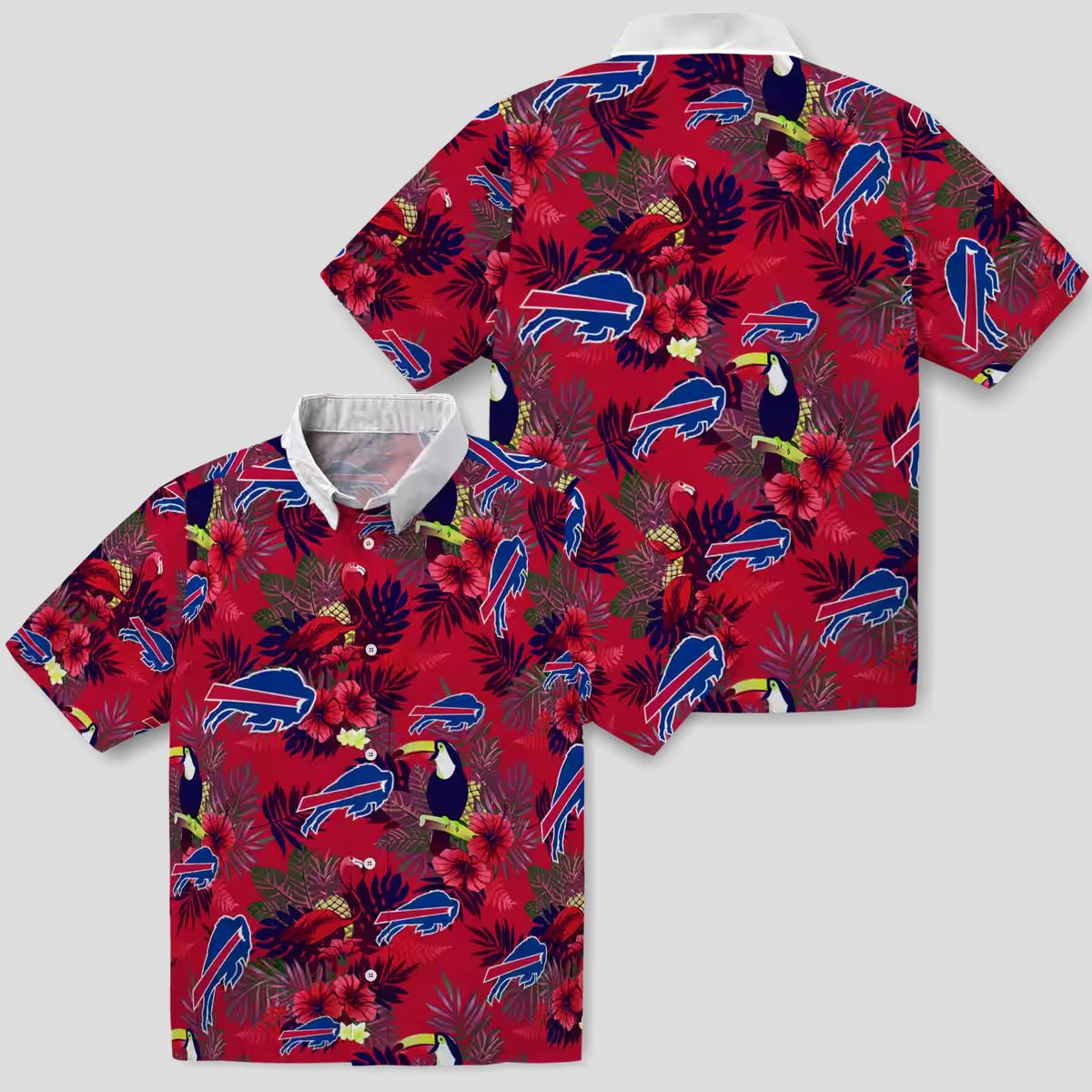 Buffalo Bills Tropical Hawaiian Shirt – Floral Toucan Print, Game Day Outfit