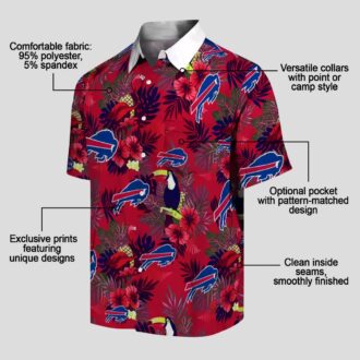 Buffalo Bills Tropical Hawaiian Shirt – Floral Toucan Print, Game Day Outfit