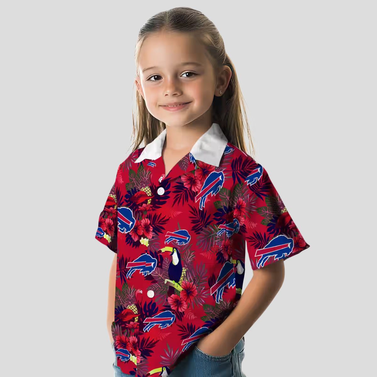 Buffalo Bills Tropical Hawaiian Shirt – Floral Toucan Print, Game Day Outfit