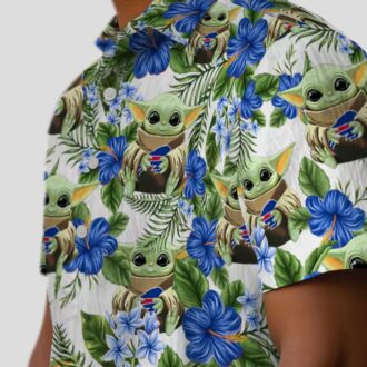Buffalo Bills Yoda Green Hawaiian Shirt, NFL Football Tropical Summer Button Up for Fans