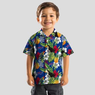 Custom Buffalo Bills Aloha Shirt, Tropical Toucan Blue Green Hawaiian Shirt