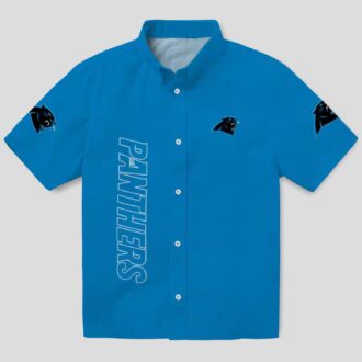 NFL Panthers Stuart Minion Blue Hawaiian Shirt – Vacation Resort Wear for Men & Women