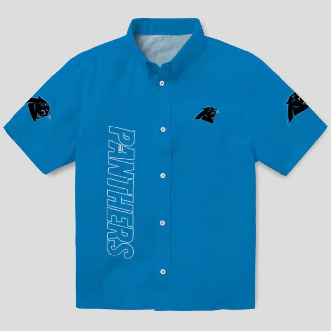NFL Panthers Stuart Minion Blue Hawaiian Shirt – Vacation Resort Wear for Men & Women