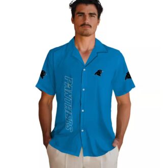 NFL Panthers Stuart Minion Blue Hawaiian Shirt – Vacation Resort Wear for Men & Women