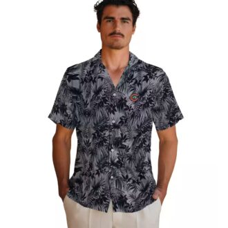 Chicago Bears Leafy Pattern Aloha Shirt – Blue Tropical Hawaiian Shirt for NFL Fans