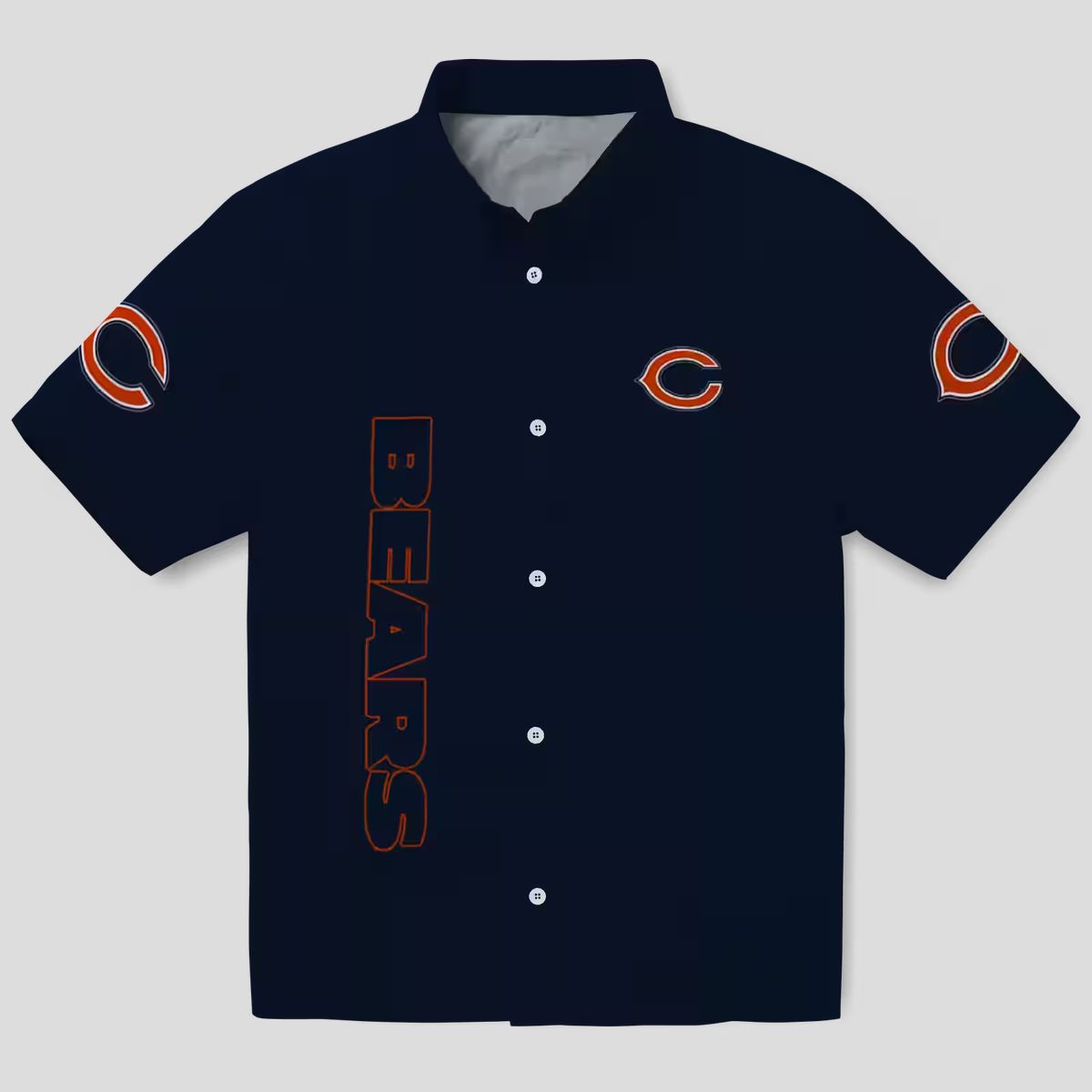 Stuart Minion Blue Chicago Bears Hawaiian Shirt – Tropical Button Up Aloha Shirt