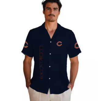 Stuart Minion Blue Chicago Bears Hawaiian Shirt – Tropical Button Up Aloha Shirt