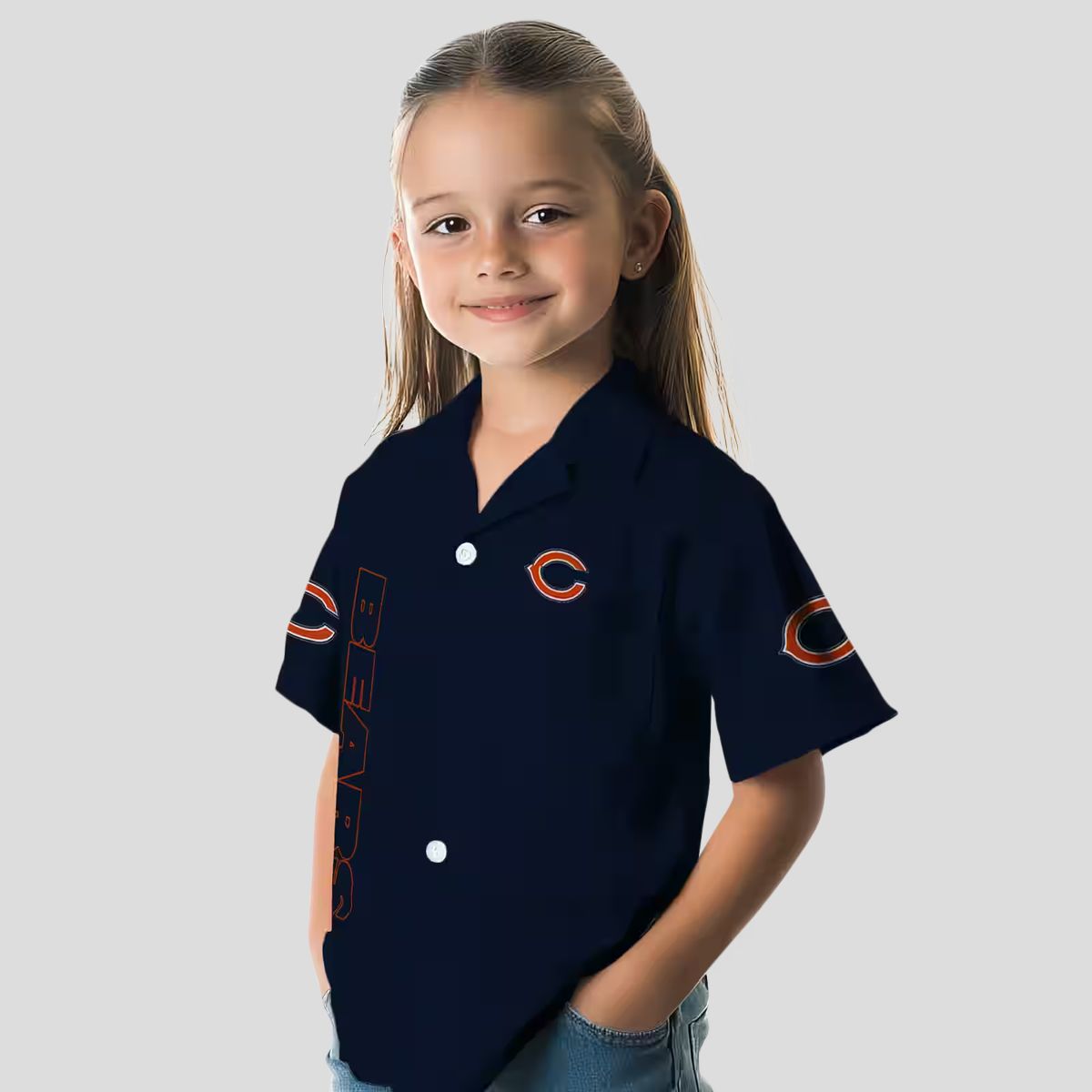 Stuart Minion Blue Chicago Bears Hawaiian Shirt – Tropical Button Up Aloha Shirt