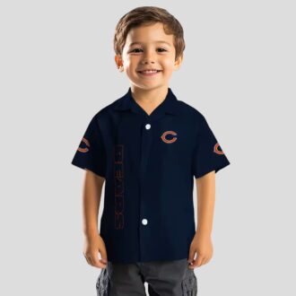Stuart Minion Blue Chicago Bears Hawaiian Shirt – Tropical Button Up Aloha Shirt