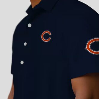 Stuart Minion Blue Chicago Bears Hawaiian Shirt – Tropical Button Up Aloha Shirt